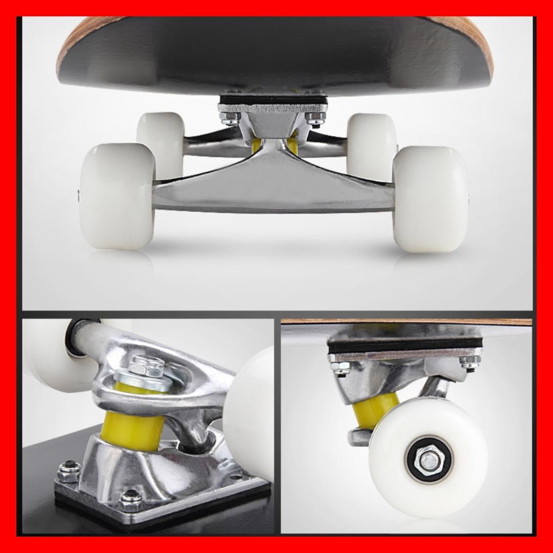 スケートボード　スケボー　ABEC9ベアリング採用　OK8　国旗柄