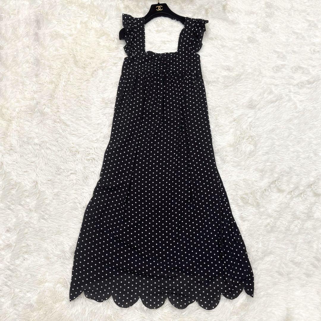 【極美品✴︎】着丈124cm ALEXACHUNG マキシ丈 ワンピース ブラック