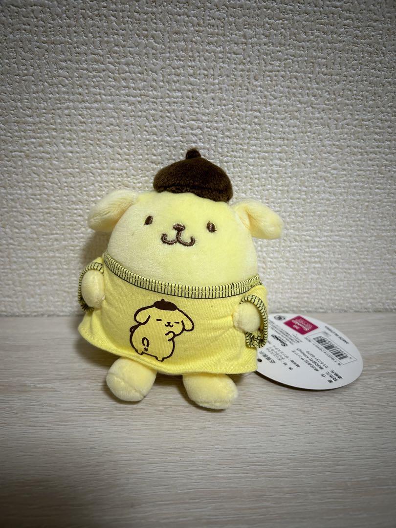 ポムポムプリン　むにゅぐるみ　トレーナー　キーホルダー