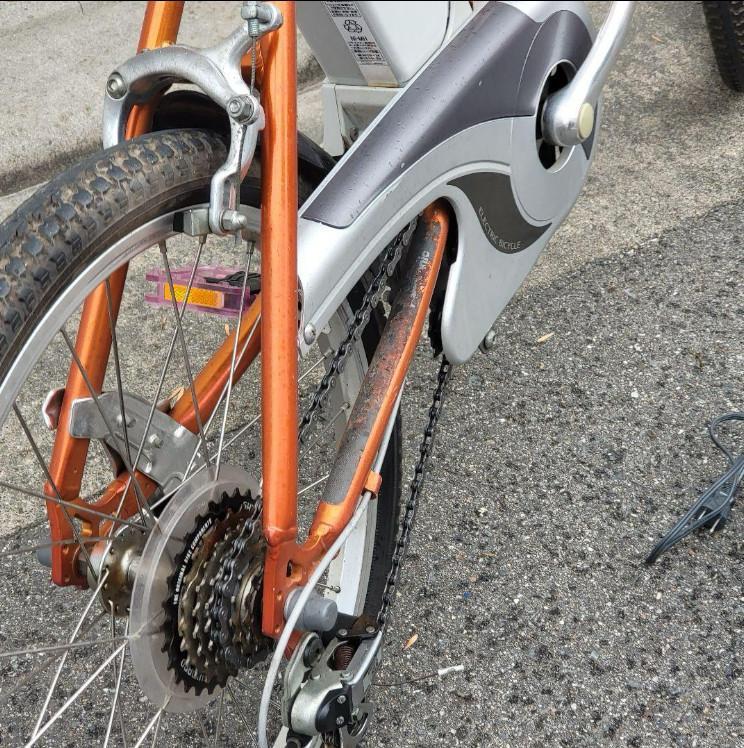 【ダオ】 電動折りたたみ自転車♪パナソニック(オフタイム) WILL7速