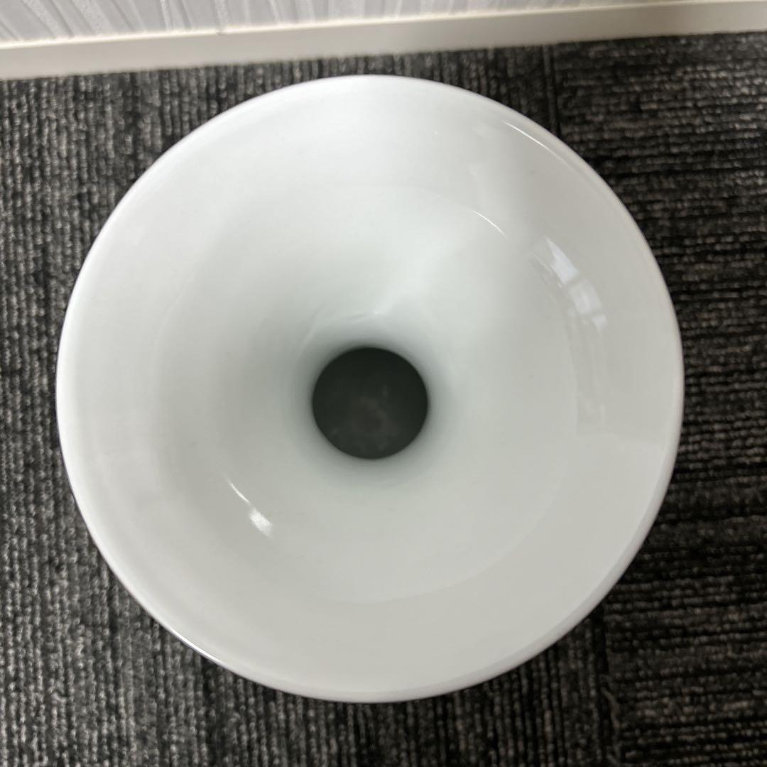 【未使用品✨】有田焼 深川製磁 花瓶　ブルー　花　朝顔