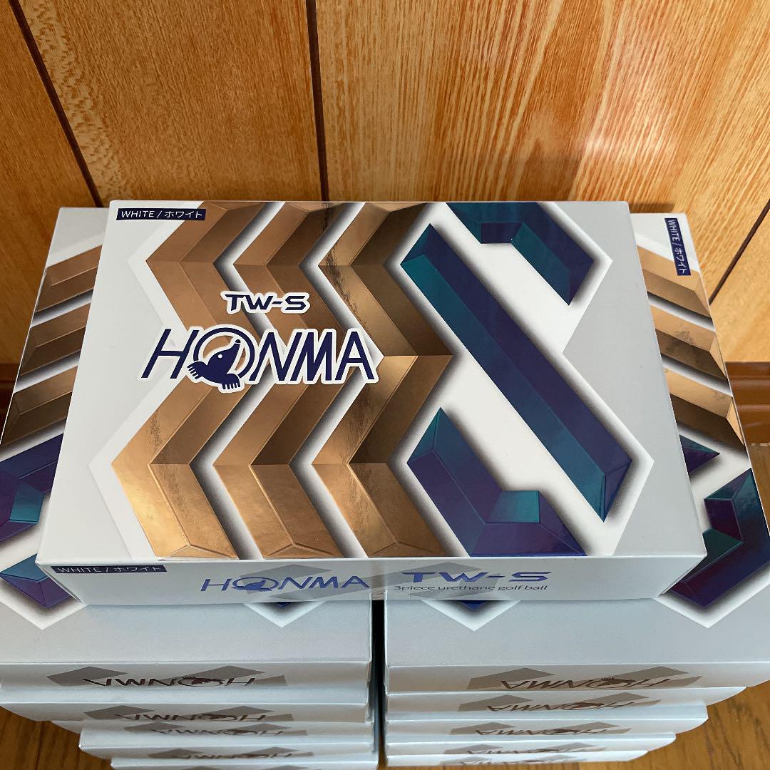 在庫超歓迎 TW-S 本間 HONMA ホンマ ゴルフボール Lkn2P-m22877525666 ホワイト 白 11ダース 低価限定SALE