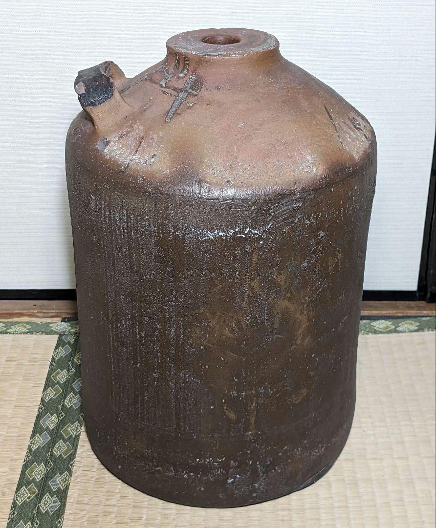 経典ブランド 焼酎甕 焼酎瓶 常滑焼 明治～昭和初期 置物 酒器 壺 花瓶 花器 工芸品