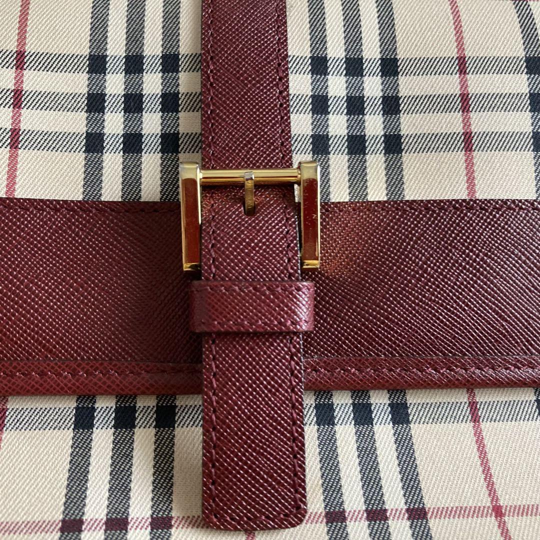 Burberry チェック柄 ハンドバッグ