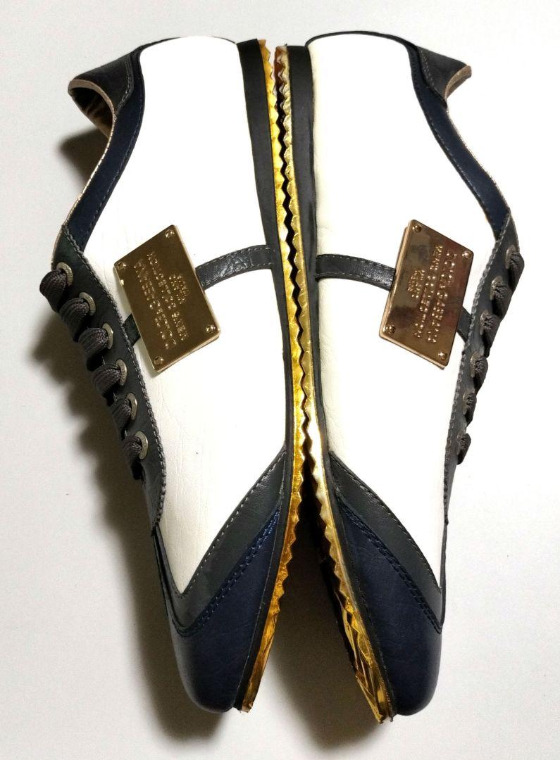 Dolce & Gabbana ロゴプリント レザースニーカー ネイビー系 楽天市場】ネイビー（ブランドドルチェ&ガッバーナ）（メンズ靴