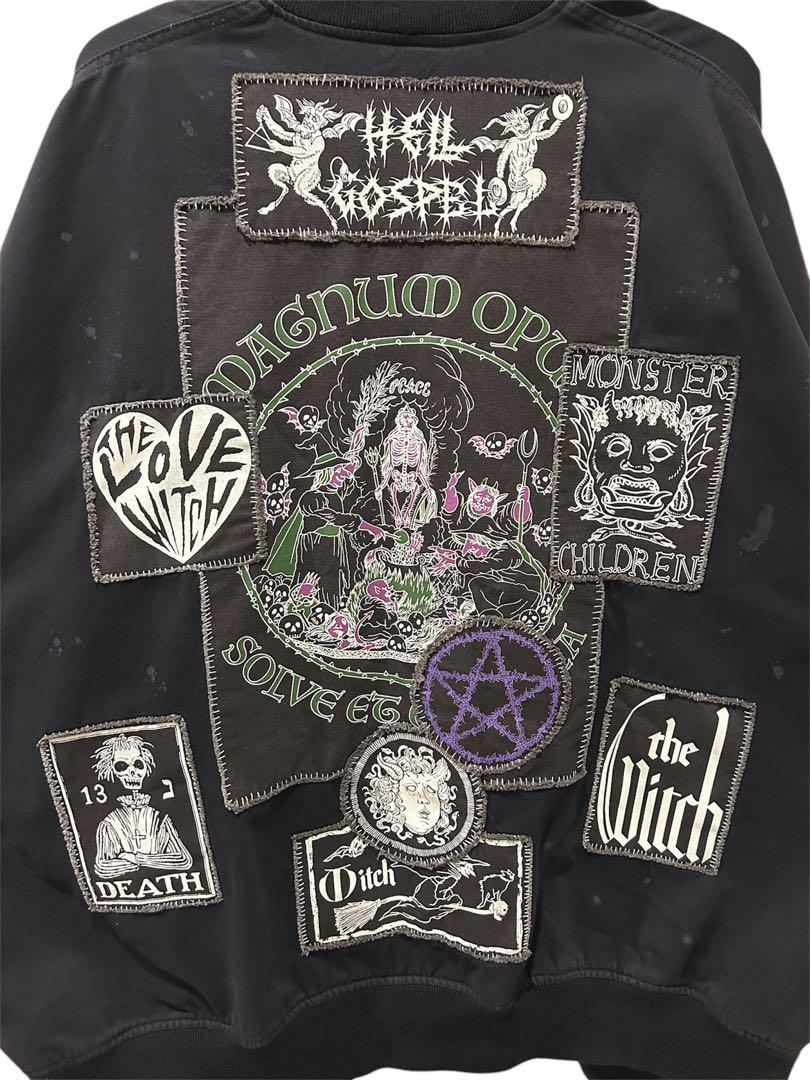 おかか　kidill 24ss patch ma-1 jacket