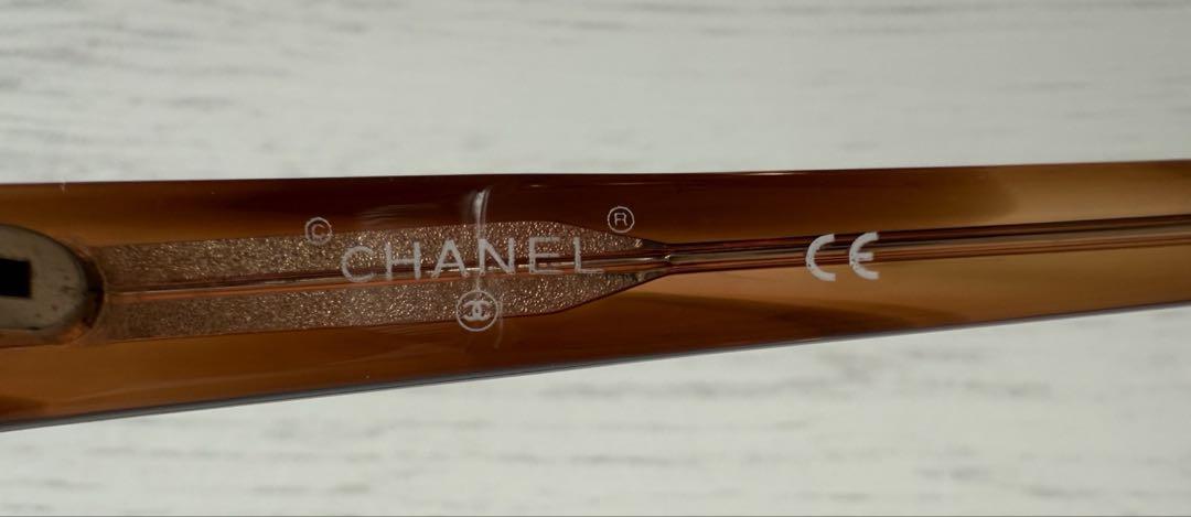 CHANEL ラウンドサングラス ブラウン