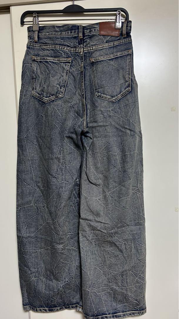 JEANASIS タックデニムワイドパンツ ブルー系その他2
