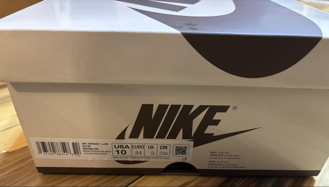ナイキ AIR JORDAN 1 × TRAVIS SCOTT 28.0センチ