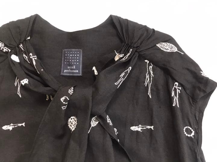 mina perhonen wander ミナペルホネン 刺繍ワンピース | energysource