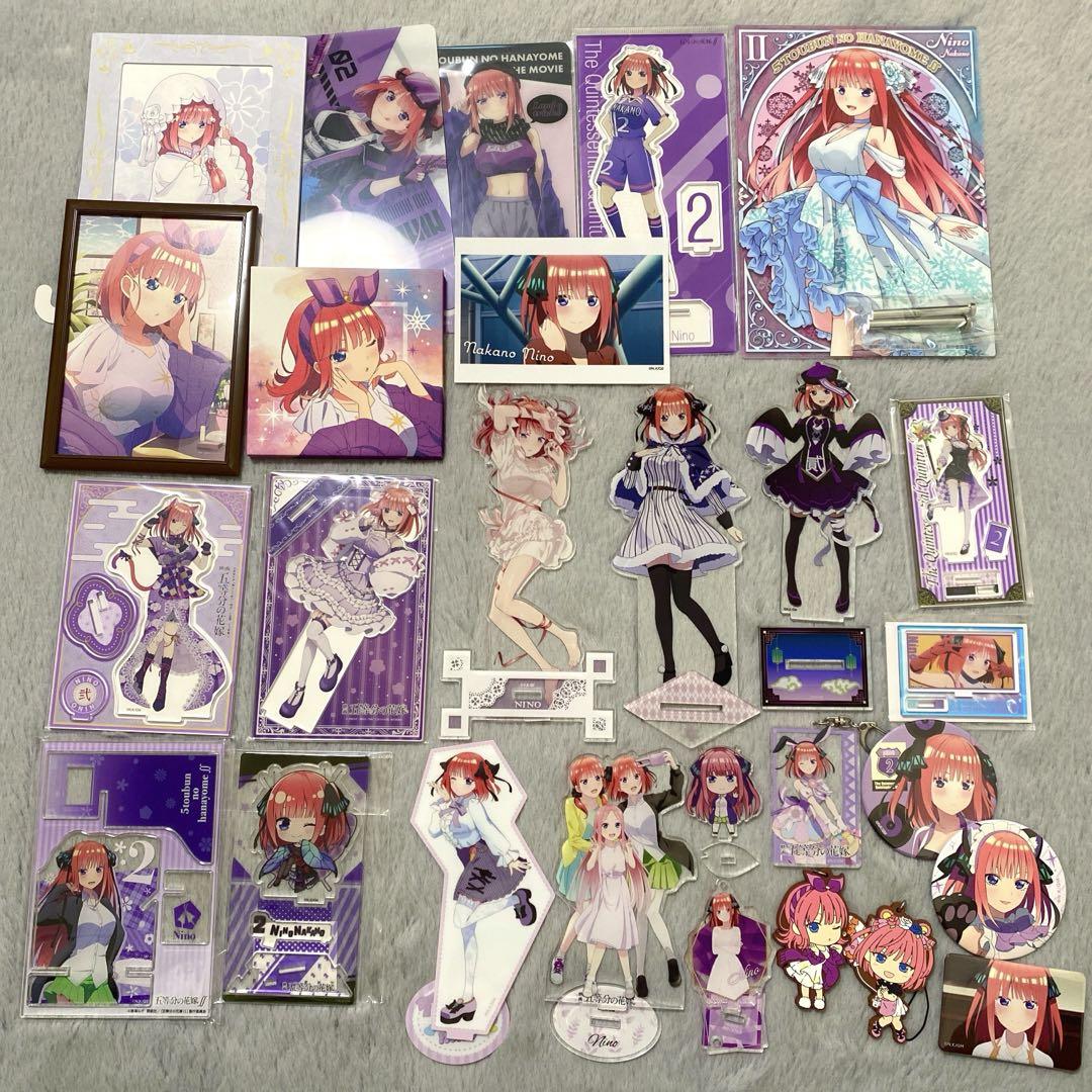 五等分の花嫁 二乃 27点 アクリルスタンド ロリータ ネグリジェ キョンシー