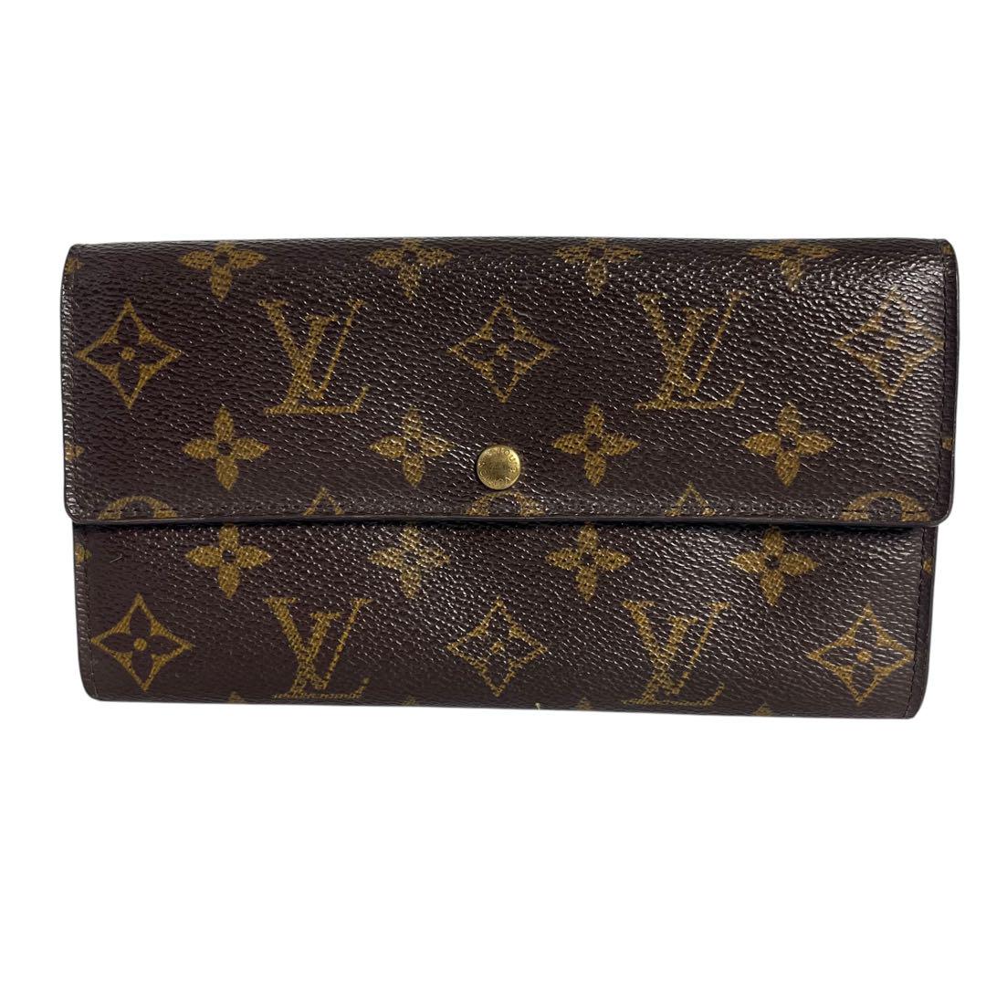 【微美品】LOUIS VUITTON ルイヴィトン　長財布　モノグラム　折財布