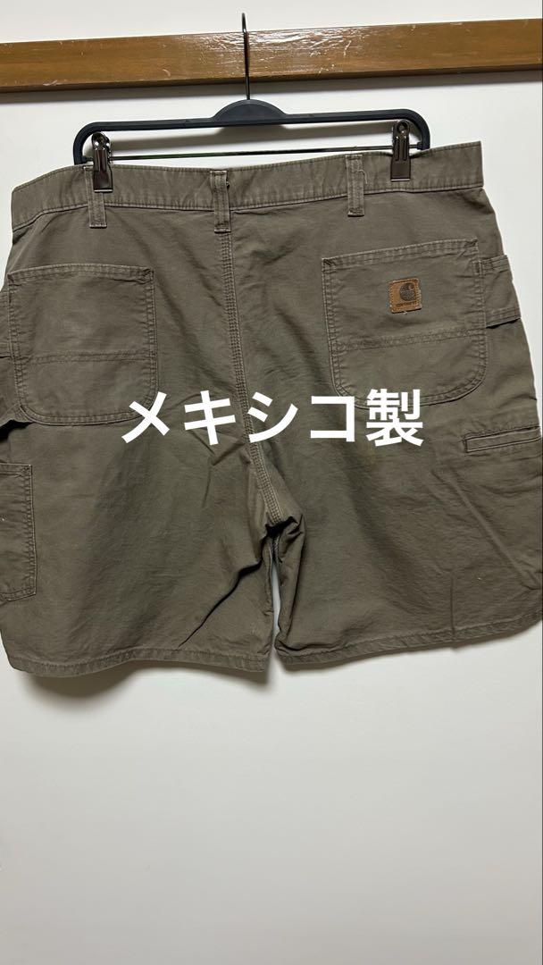 (超希少メキシコ製)Carhartt カーキ ショートパンツ 40