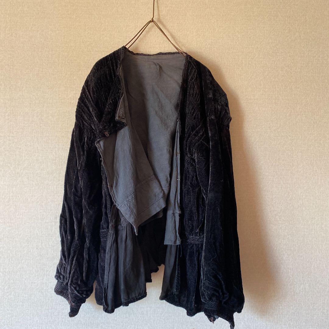 即納セール アンティークベルベットジャケット フランス 8HaZs-m22889719171 爆買い好評