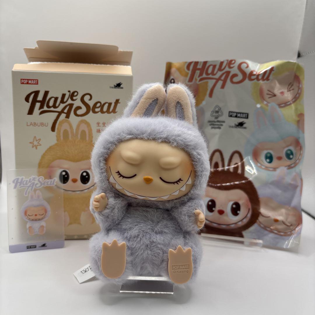 正規品POPMART LABUBU Have a seat ぬいぐるみ ZIZI - メルカリ