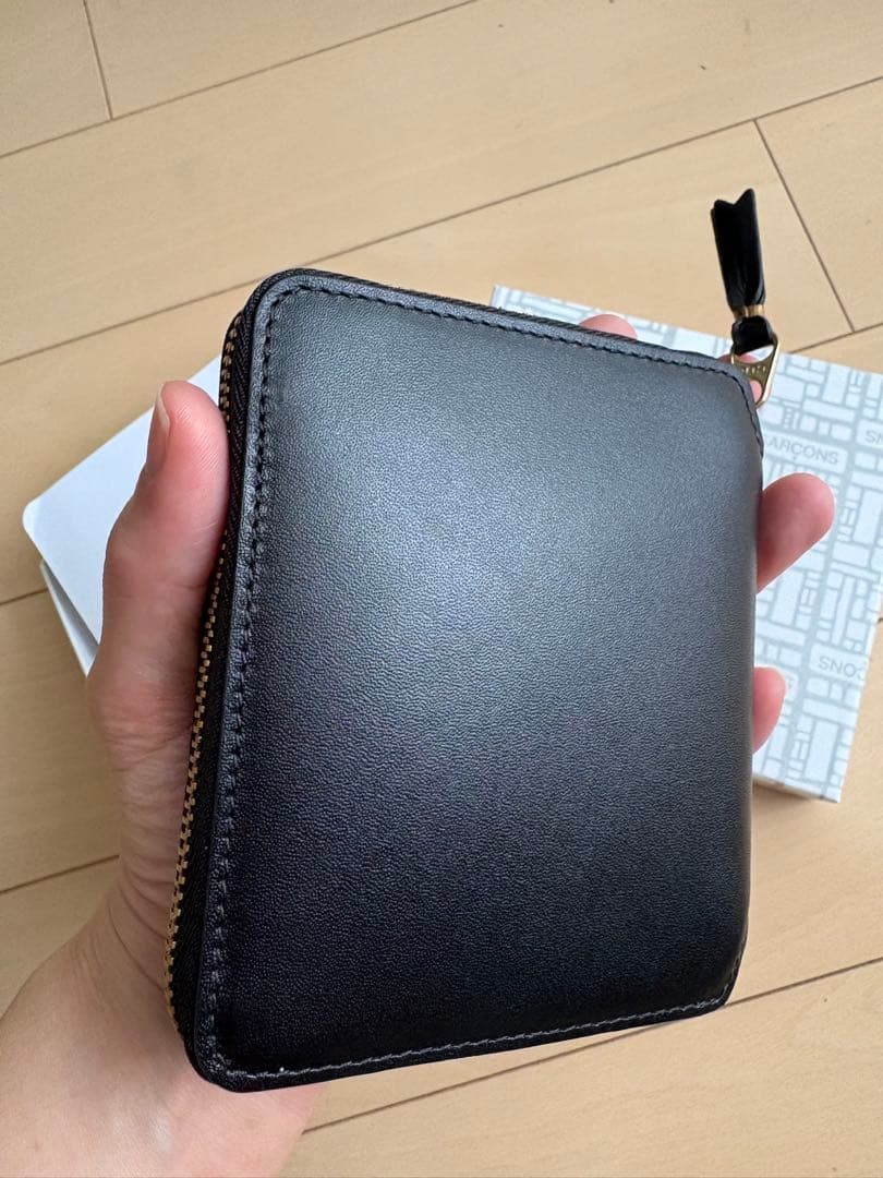COMME des GARÇONS 二つ折り財布 ブラック