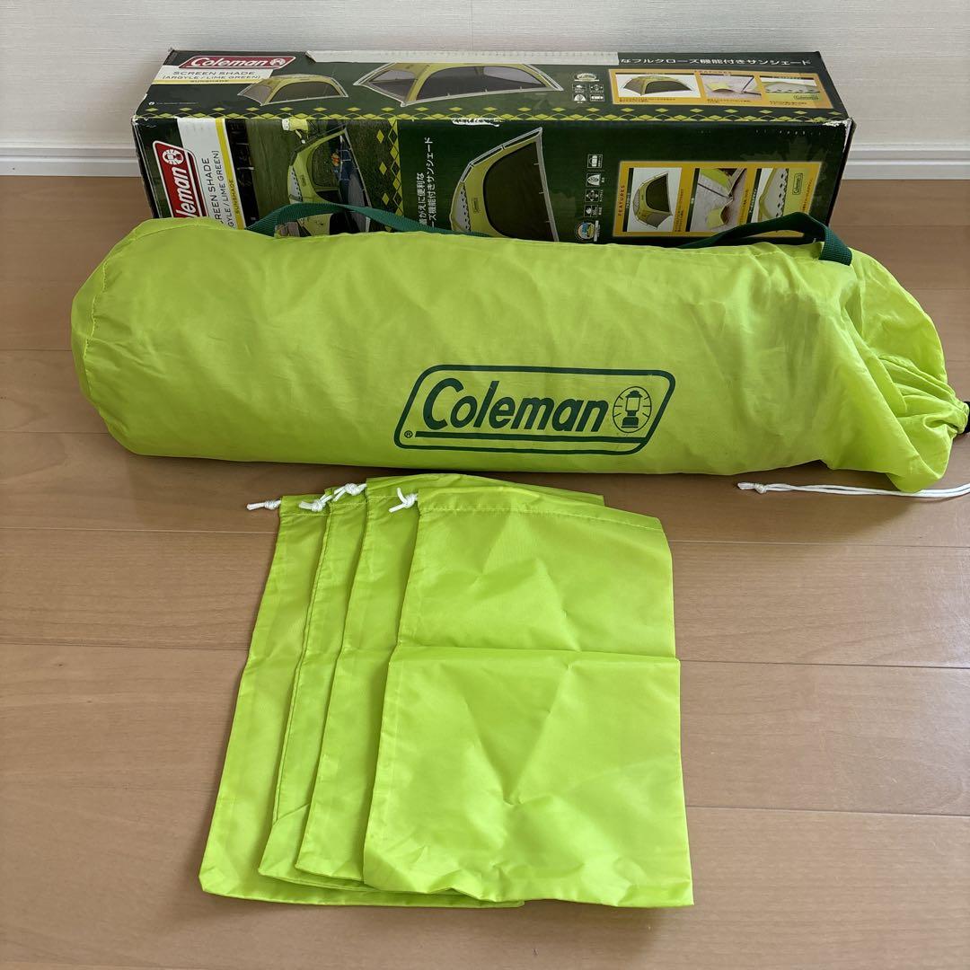 Coleman Screen Shade Argyle / Lime Green 5,500円
