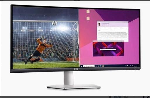 DELL 34インチ ウルトラワイドモニタ S3423DW （純正台座なし) Dell S3423DWCレビュー:34インチ曲面ワイドモニタ。縦横比21:9