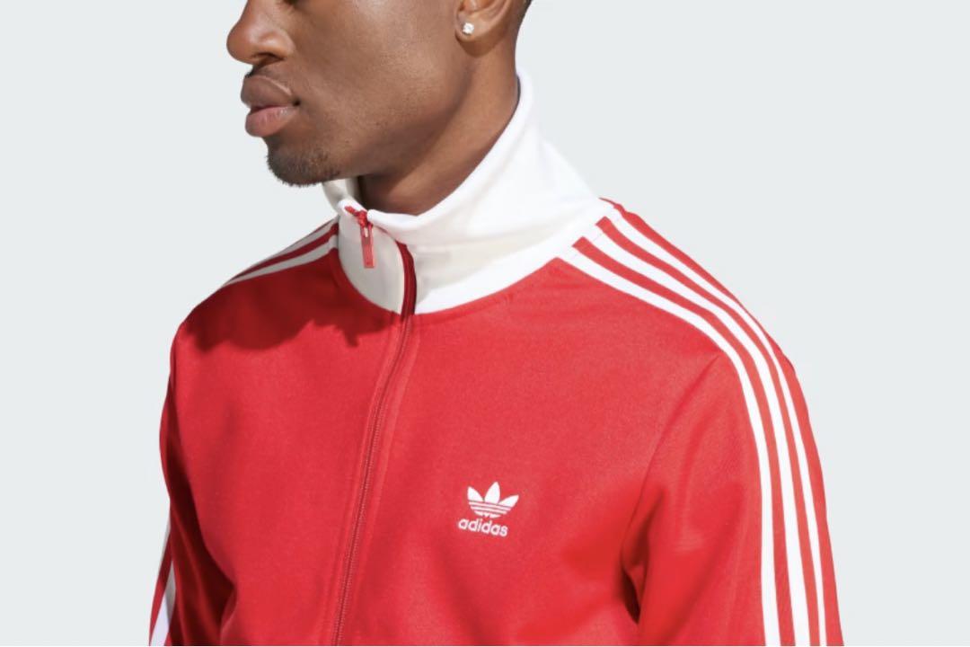 adidas ベッケンバウアー トラックジャケット 赤 M トラックトップ