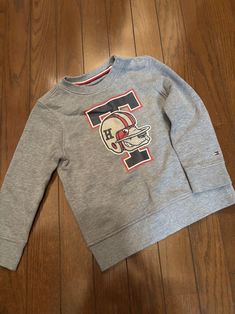 ハワイで購入 TOMMY HILFIGER グレー トレーナー 92