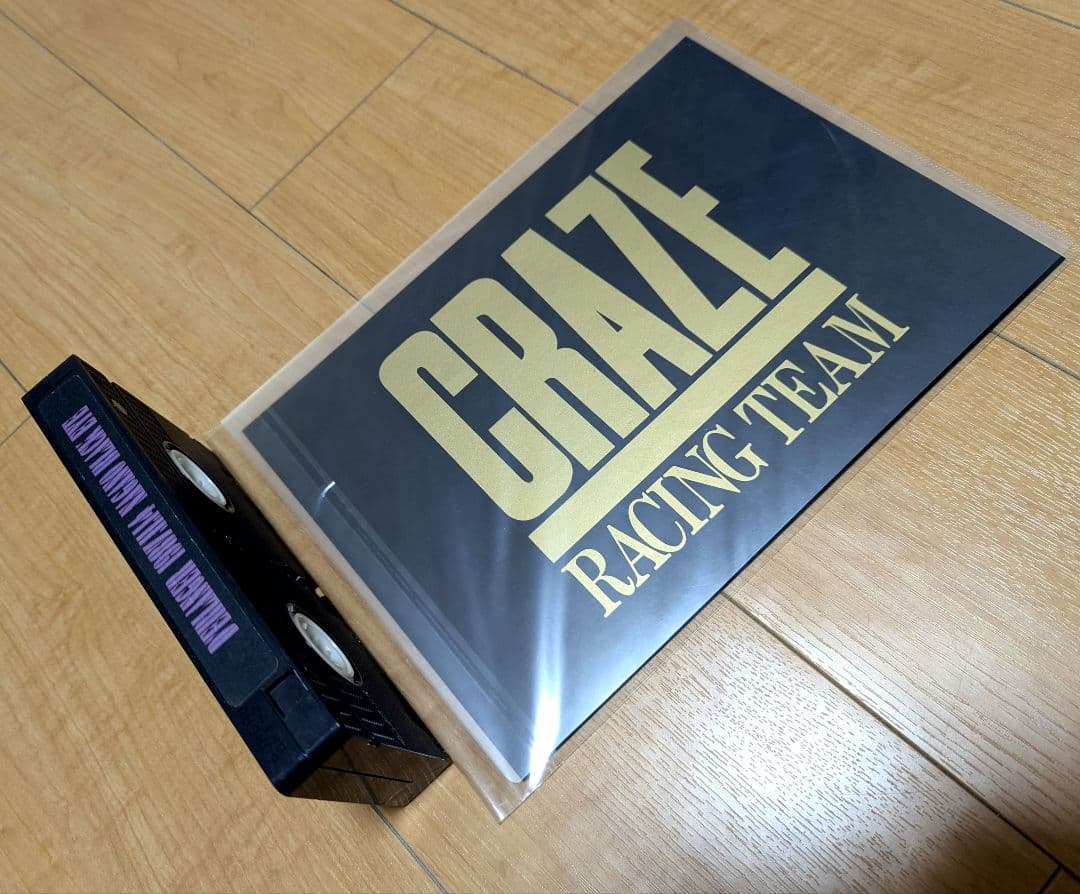 貴重 デランジェ 非売品ビデオ craze 特大ステッカー