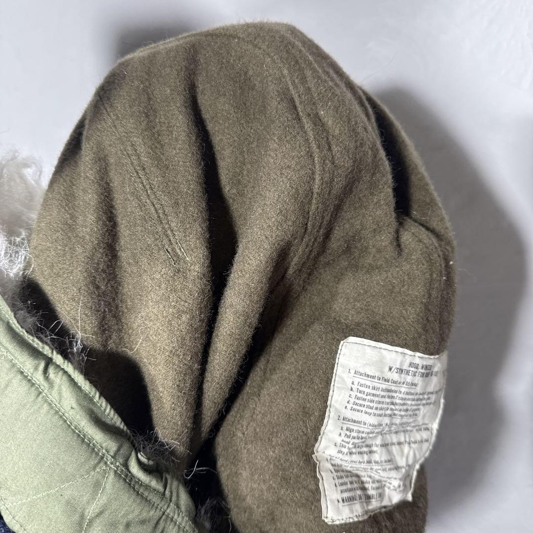 m65 fishtail parka デッドストック　フード