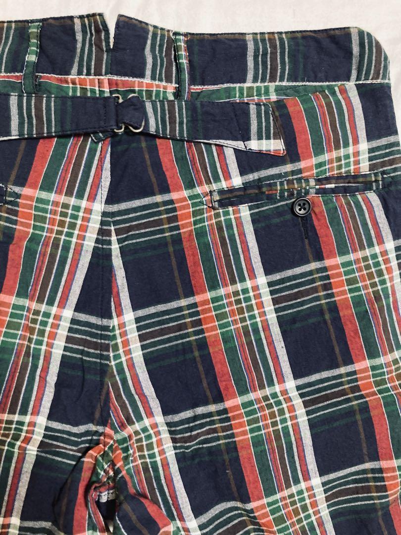 エンジニアード・ガーメンツ14SS マドラスチェックシンチショーツ w32 新品