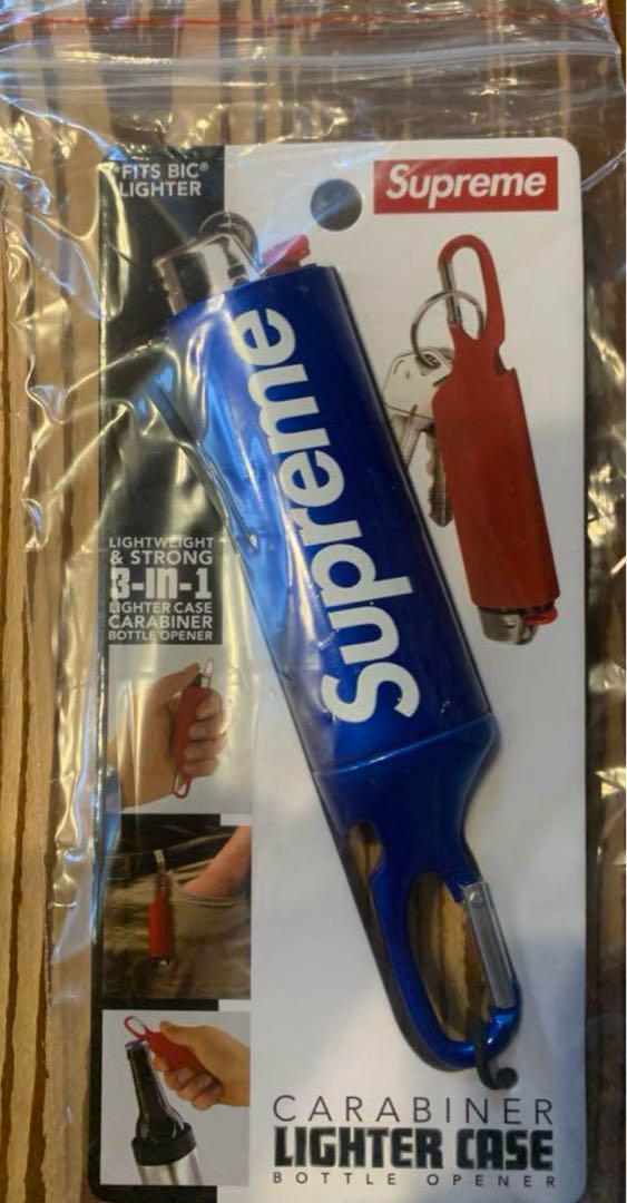 Supreme ライターケースCarabiner \"Blue\"