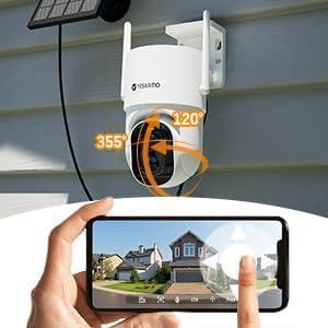 大特価⭐防犯カメラ 屋外 ソーラー 500万超高画素 半永久録画 WiFi強化