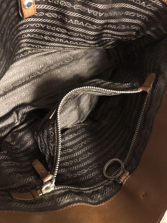 PRADA キャメル 8AeBJ-m22902628980 トートバッグ 人気大得価