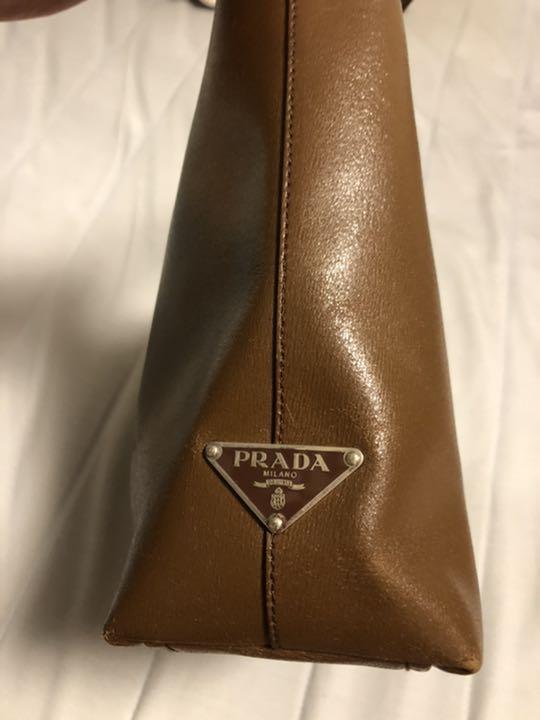 PRADA キャメル 8AeBJ-m22902628980 トートバッグ 人気大得価