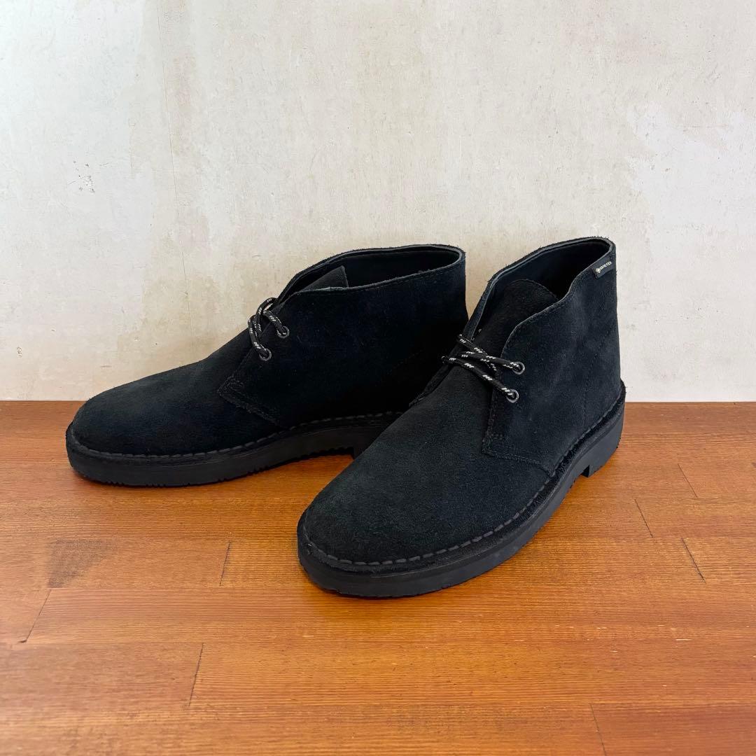 クラークス デザートブーツ ゴアテックス ビブラム 25.5センチ 黒25.5cm CLARKS ORIGINALS
