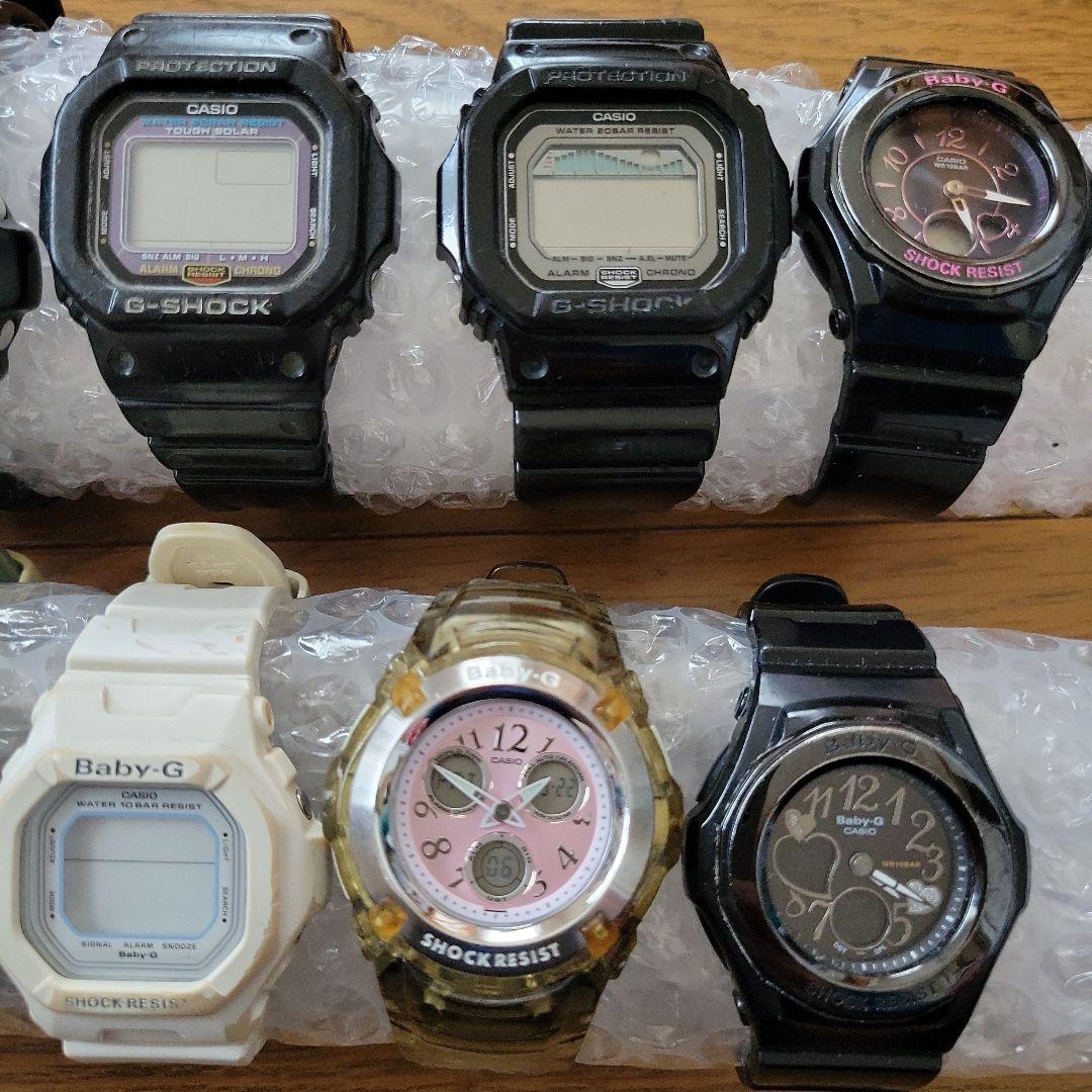 カシオ G-SHOCK Baby-G等 10点ジャンクセット