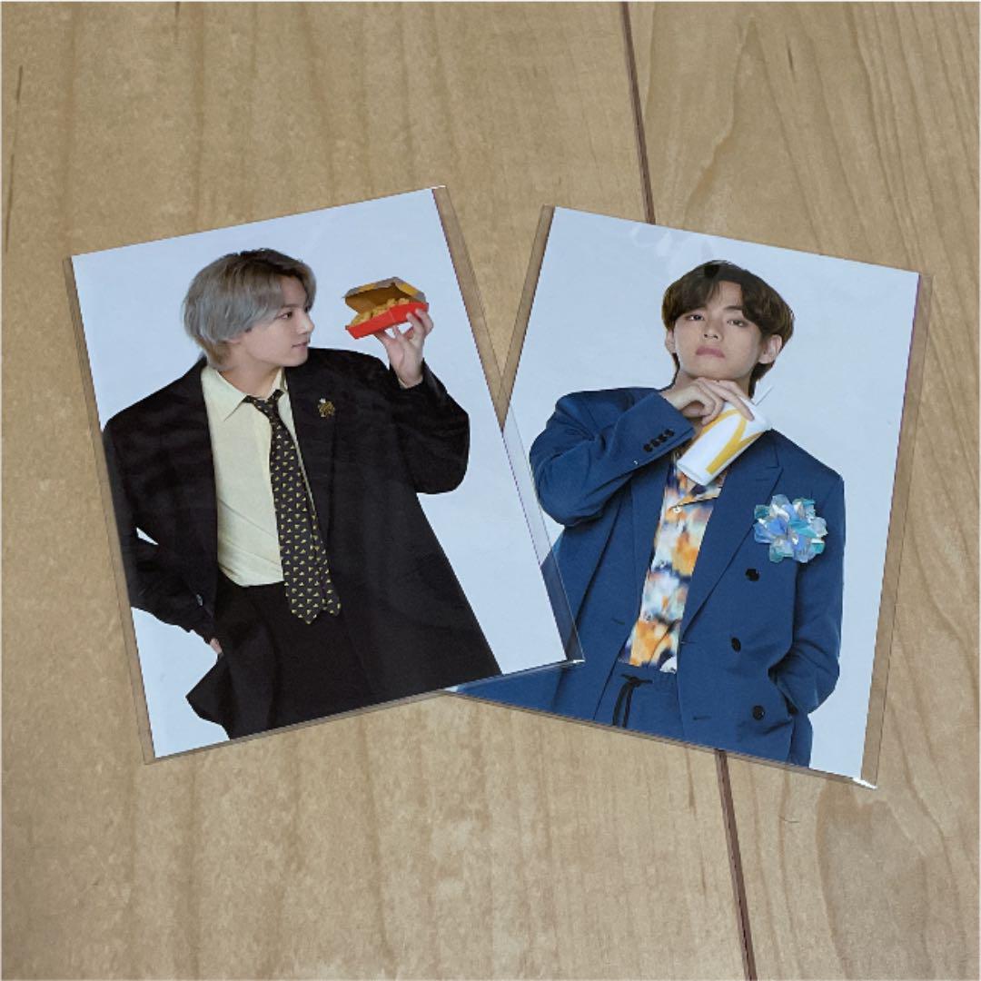 BTS マックコラボ CREW Tシャツ ジョングク テテ バンタン CD