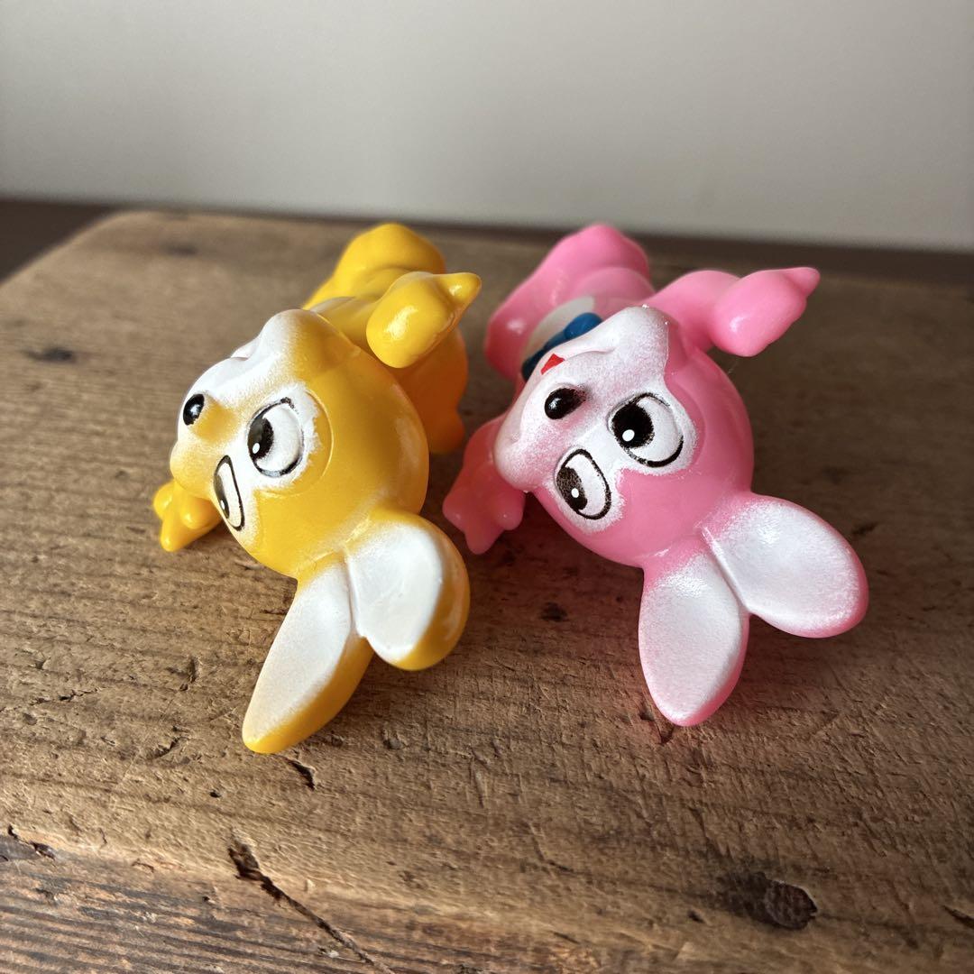 昭和レトロ ピョンちゃん ソフビ 指人形 エスエス製薬 非売品