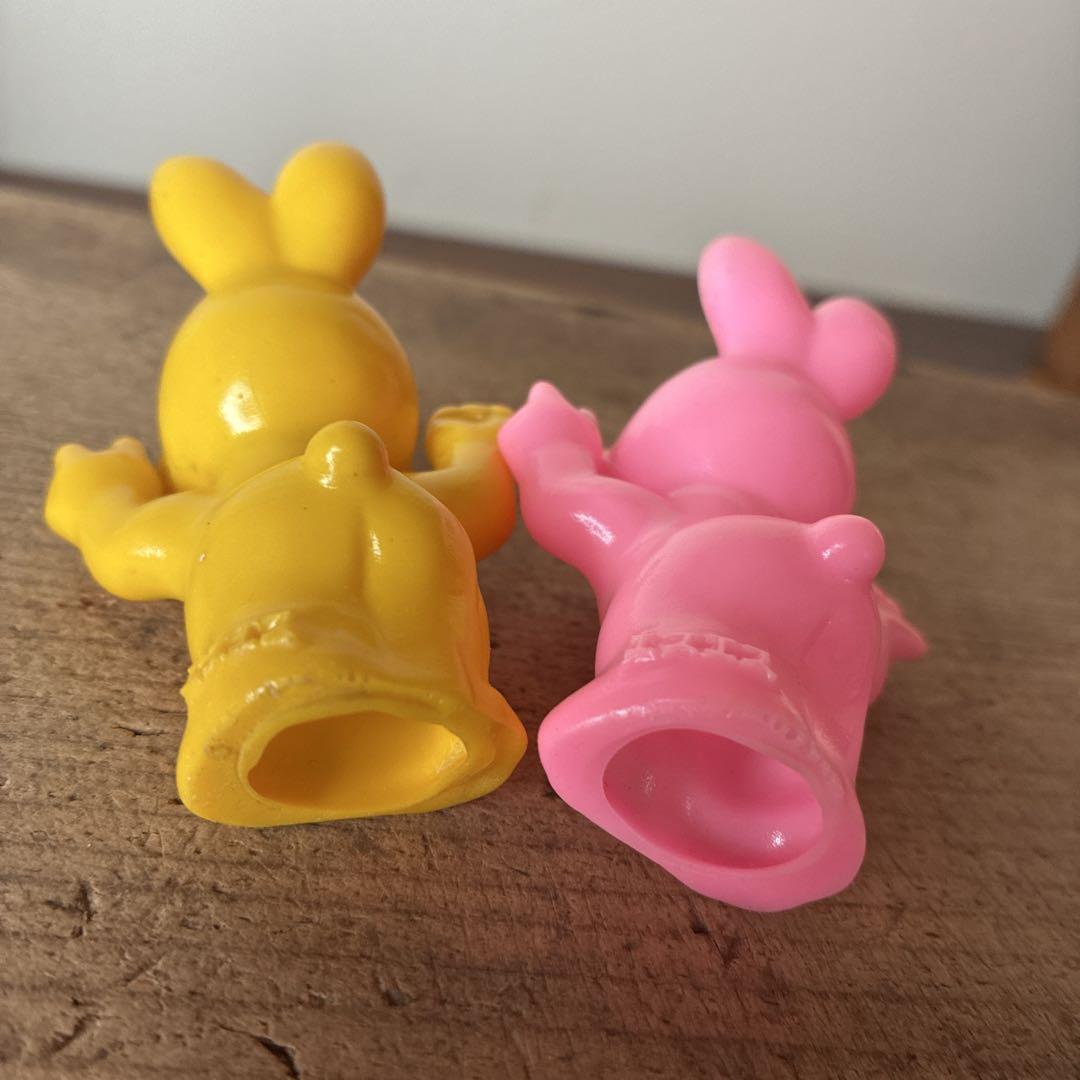 エスエス製薬 ピョンちゃん 指人形 ソフビ フィギュア 9体まとめ売り 昭和レトロ ピョンちゃん ソフビ 指人形 エスエス製薬 非売品