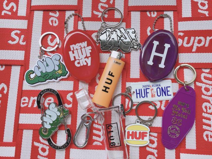 HUF キーホルダー ライター カラビナ コインケース ライターケース セット