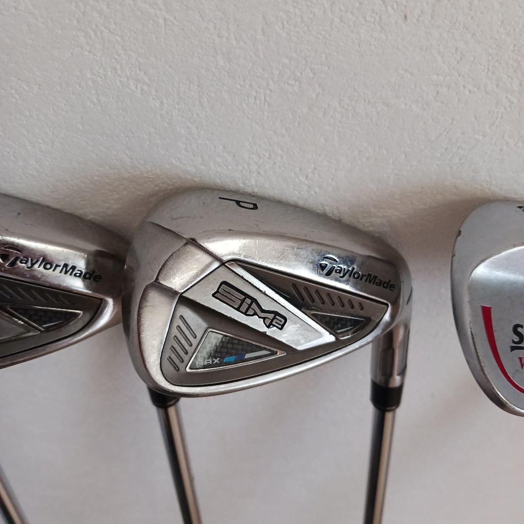 高級品市場 TaylorMade SIM2 MAX アイアンセット5本プラスウェッジ - メルカリ クラブ