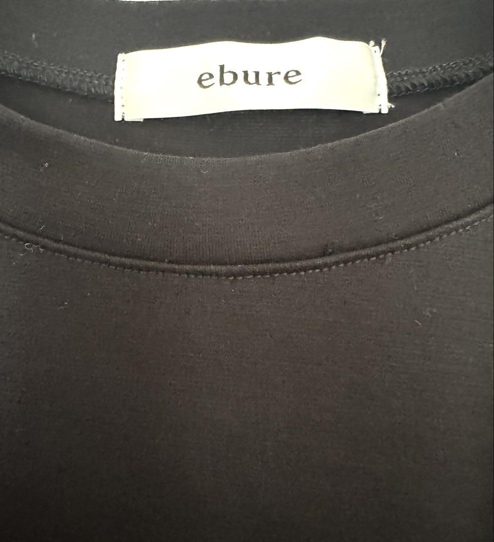 ebure 超長綿スーピマ コットン クルーネック Tシャツ 38 セール】ebure 超長綿スーピマコットンクルーネックTシャツホワイト