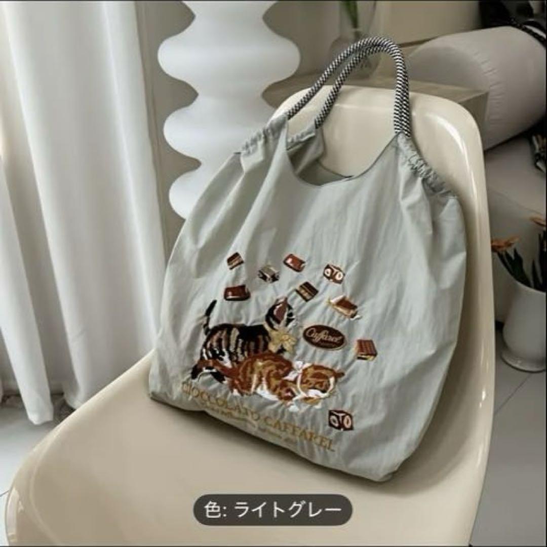 刺繍バック エコバッグ - メルカリ