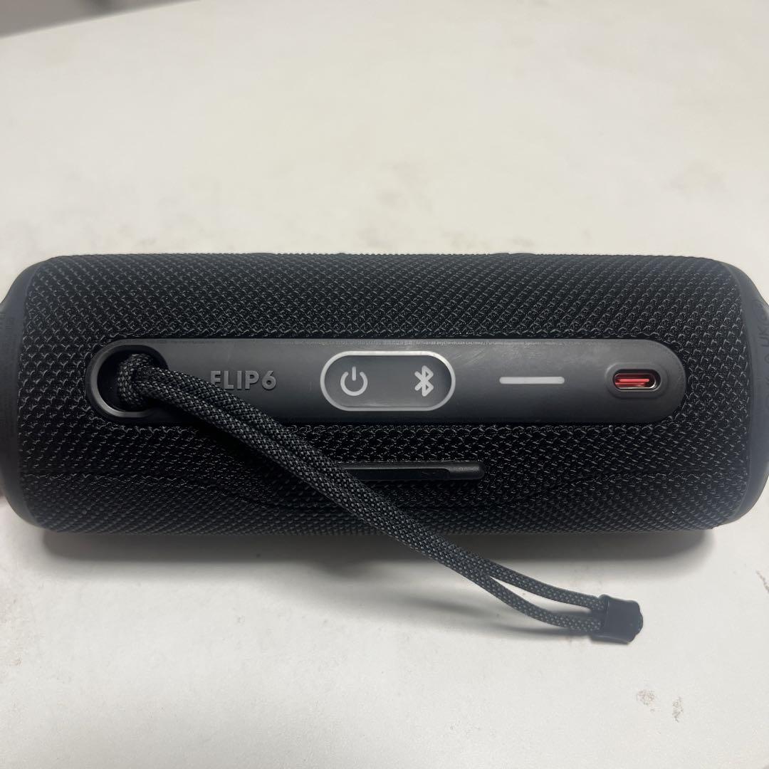 JBL FLiP6 ほぼ未使用 ほぼ未使用】JBL FLIP6 ブラック ワイヤレススピーカー