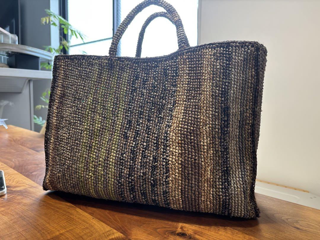Sophie digard ラフィアバッグ