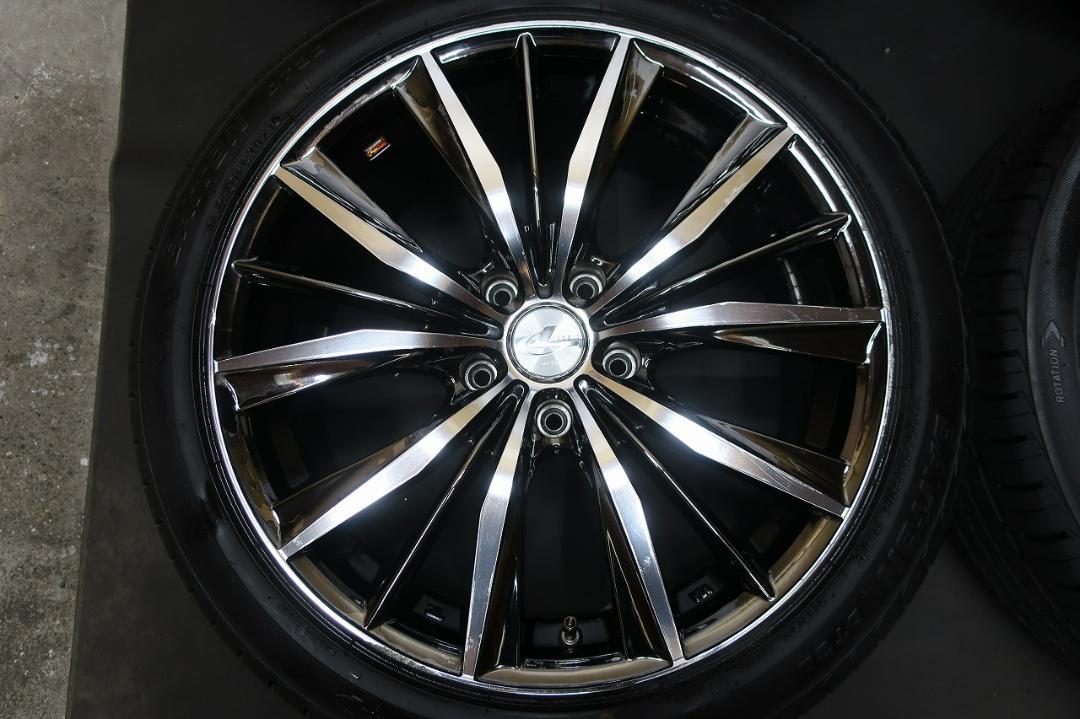 アサドジャット様送料込 レオニス 18×8J +42 バリ溝 225/45R18