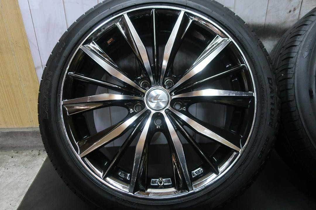 アサドジャット様送料込 レオニス 18×8J +42 バリ溝 225/45R18