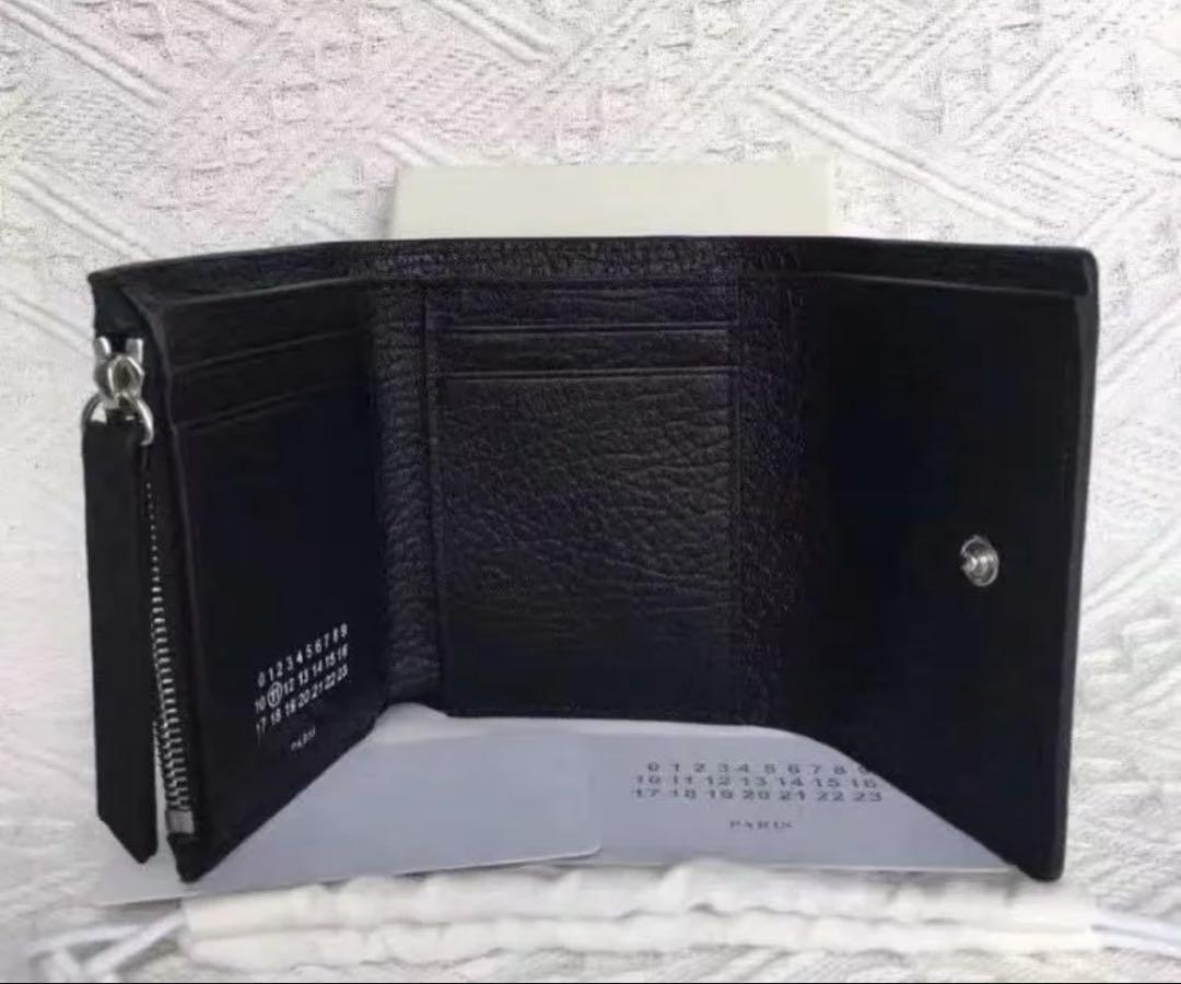 MaisonMargiela 三つ折り財布 ブラック