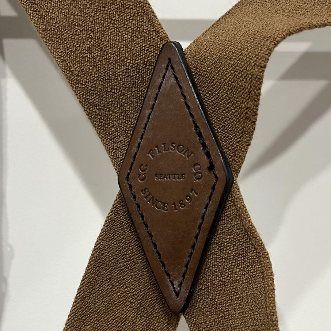 アメリカ 製 FILSON レザー サスペンダー フィルソン USA ワーク アメリカ 製 FILSON レザー サスペンダー フィルソン USA ワーク