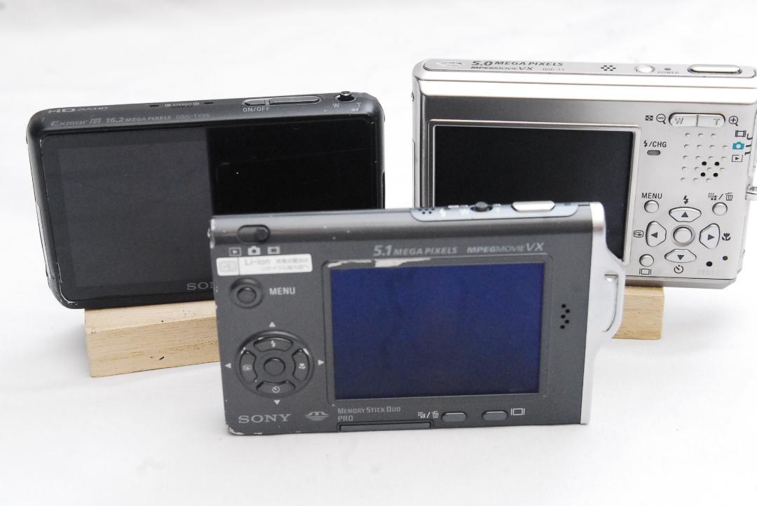 SONY コンパクトデジカメ 3点 （ジャンク品） - メルカリ