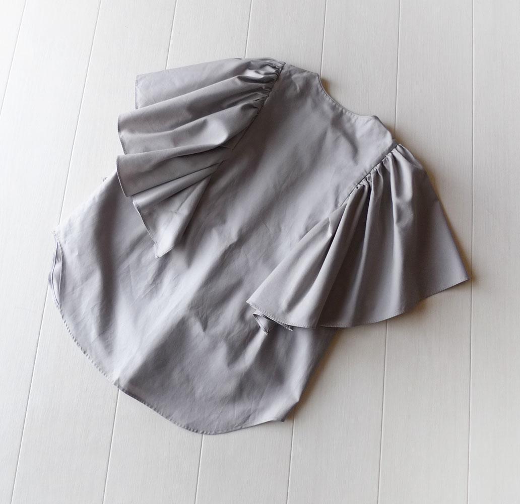 ▼美品 ドゥロワー 定価7,4万 フレアスリーブのブラウス Drawer W52