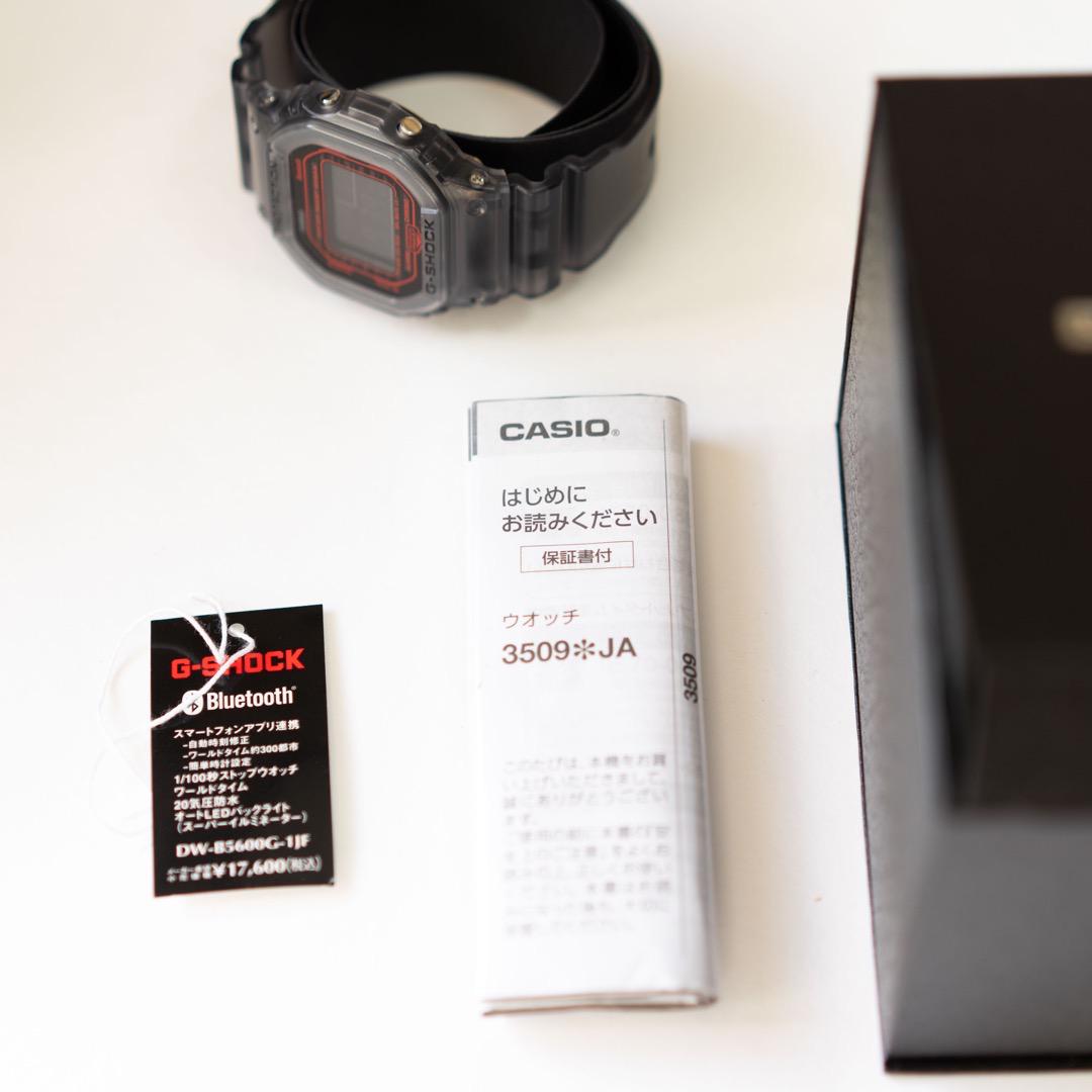 腕時計　カシオ　G-SHOCK（Gショック） DW-B5600G-1JF