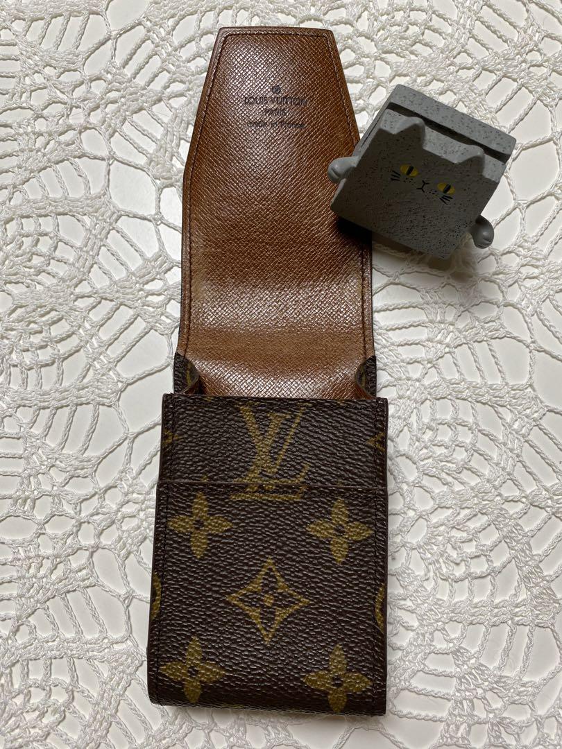 [鑑定済]LOUIS  VUITTONモノグラム　エテュイ　シュガレットケース